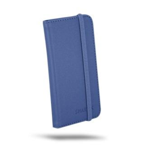 ATLANTIS FLIP COVER UNIVERSALE PER SMARTPHONE 4" IN PELLE COLORE BLU